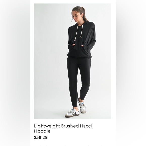 Mono B Hoodie For Lounging - Picture 2 of 4